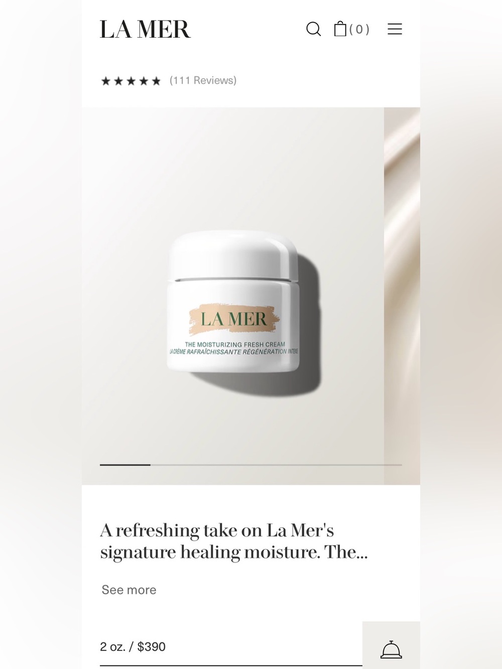 NEW La Mer THE MOISTURIZING FRESH CREAM 3.5MLx24/Box - Picture 2 of 6